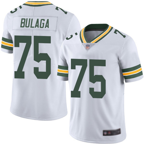 Green Bay Packers Limited White Men #75 Bulaga Bryan Road Jersey Nike NFL Vapor Untouchable